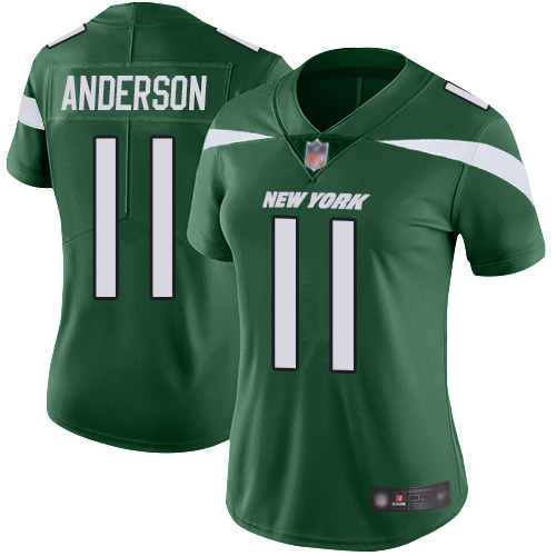 New York Jets Limited Green Women Robby Anderson Home Jersey NFL Football 11 Vapor Untouchable
